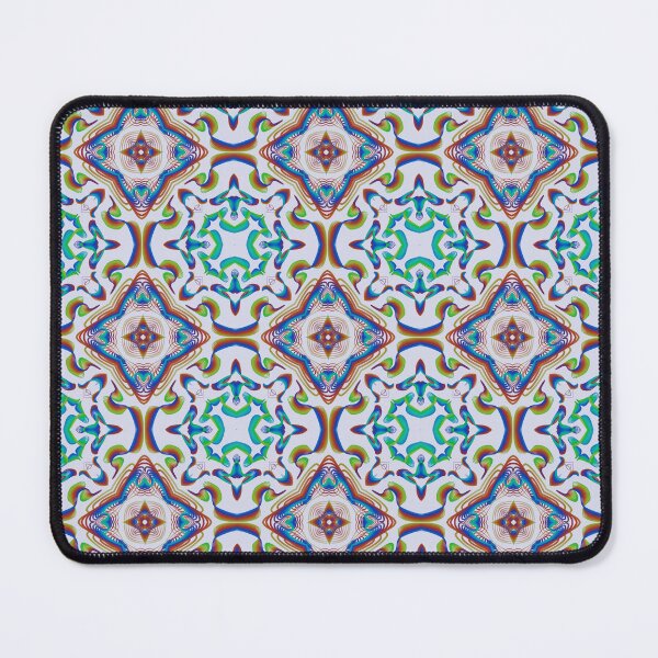 Item preview, Geometrical fractal art of rectangles and fixtures of parallel structures and saturated colors 98 designed and sold by Shape-And-Color.