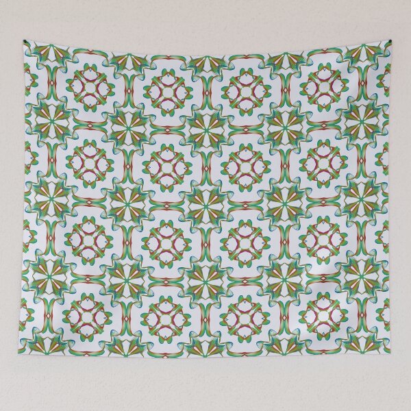 Item preview, Geometrical fractal art of rectangles and fixtures of parallel structures and saturated colors 99 designed and sold by Shape-And-Color.