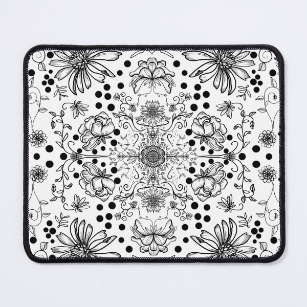 Item preview, Black and White Floral designed and sold by CampK80.