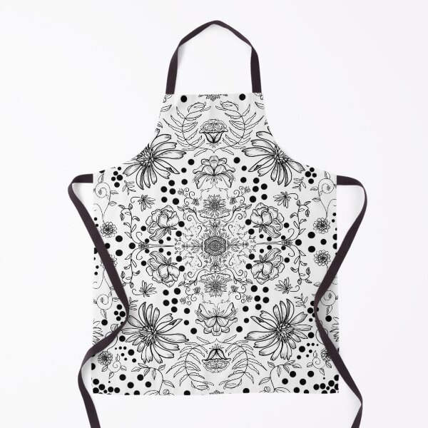 Item preview, Black and White Floral designed and sold by CampK80.