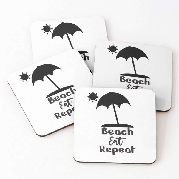 Item preview, Beach, Eat, Repeat. T-Shirt and other product. designed and sold by SunriseD.