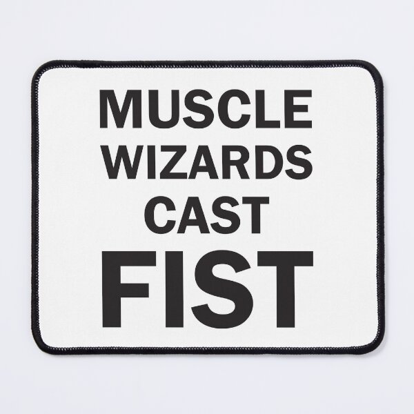 Item preview, Muscle Wizards Cast FIST - Black Edition designed and sold by Technobesity.