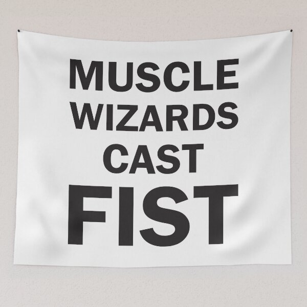 Item preview, Muscle Wizards Cast FIST - Black Edition designed and sold by Technobesity.