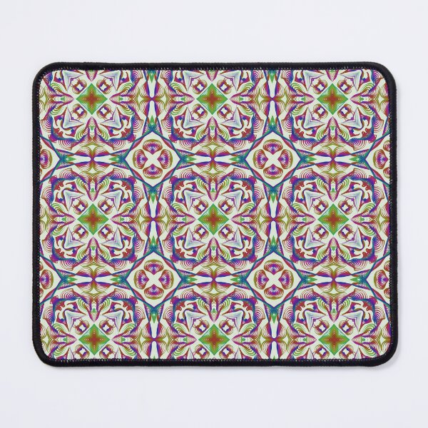Item preview, Geometrical fractal art of rectangles and fixtures of parallel structures and saturated colors 102 designed and sold by Shape-And-Color.
