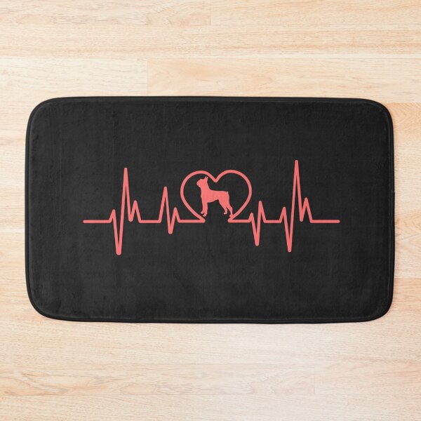 Item preview, French bulldog heartbeat Design. Frenchie heartbeat. designed and sold by Doggymadness.
