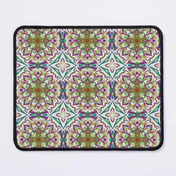 Item preview, Geometrical fractal art of rectangles and fixtures of parallel structures and saturated colors 103 designed and sold by Shape-And-Color.