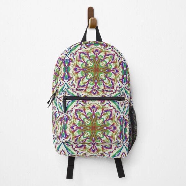 Item preview, Geometrical fractal art of rectangles and fixtures of parallel structures and saturated colors 103 designed and sold by Shape-And-Color.