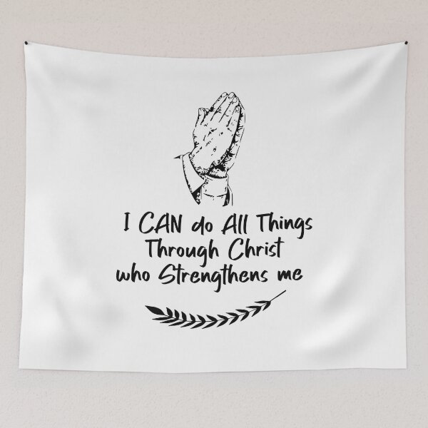 Item preview, I can do all things through christ who strengthens me designed and sold by Micosmile.