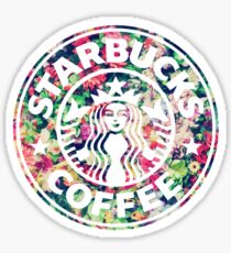 Bright Floral Starbucks Sticker