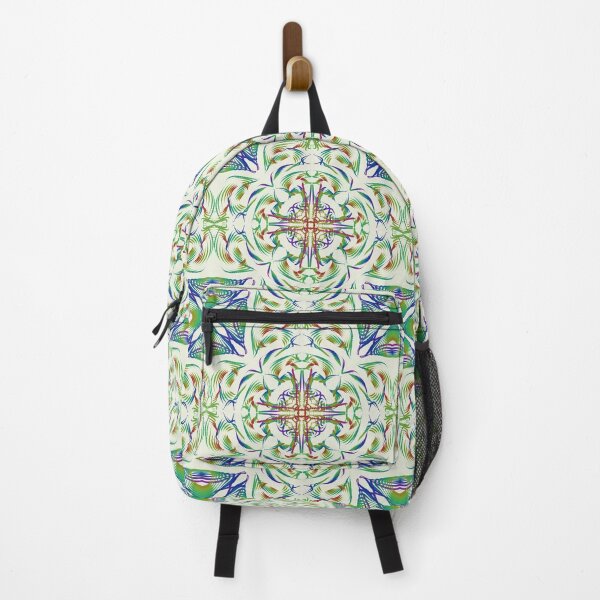 Item preview, Geometrical fractal art of rectangles and fixtures of parallel structures and saturated colors 104 designed and sold by Shape-And-Color.