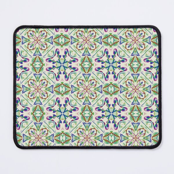 Item preview, Geometrical fractal art of rectangles and fixtures of parallel structures and saturated colors 106 designed and sold by Shape-And-Color.