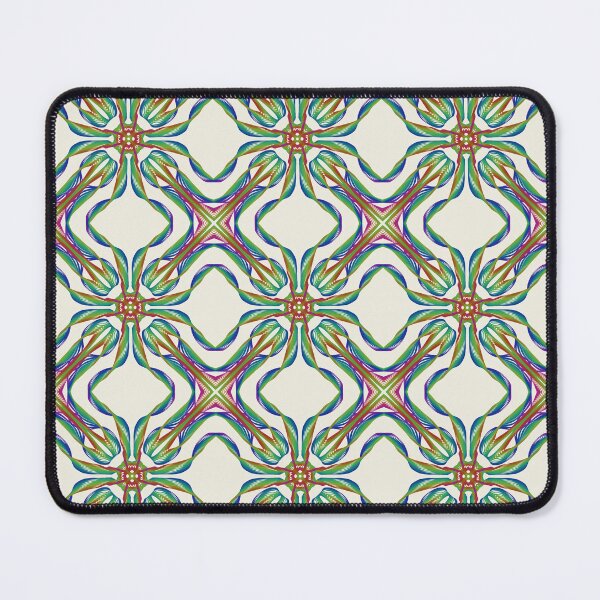 Item preview, Geometrical fractal art of rectangles and fixtures of parallel structures and saturated colors 112 designed and sold by Shape-And-Color.