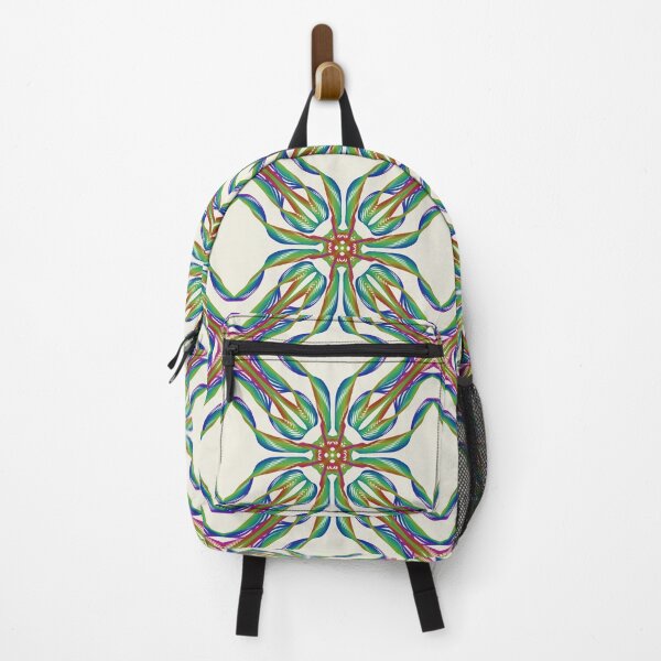 Item preview, Geometrical fractal art of rectangles and fixtures of parallel structures and saturated colors 112 designed and sold by Shape-And-Color.