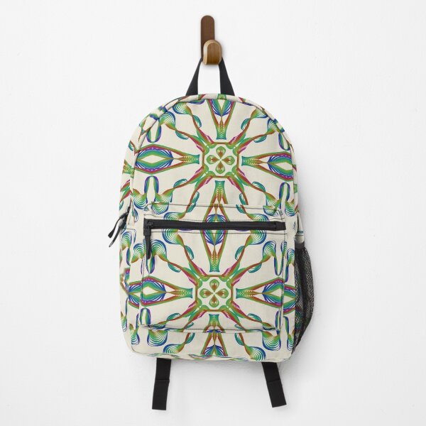 Item preview, Geometrical fractal art of rectangles and fixtures of parallel structures and saturated colors 113 designed and sold by Shape-And-Color.