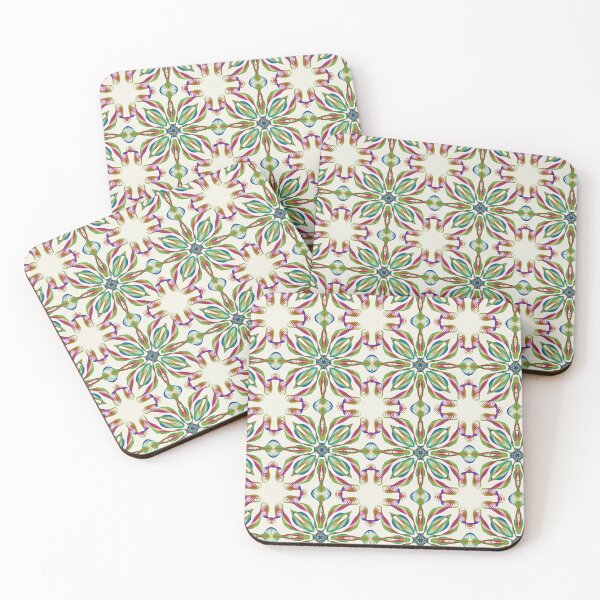 Item preview, Geometrical fractal art of rectangles and fixtures of parallel structures and saturated colors 114 designed and sold by Shape-And-Color.
