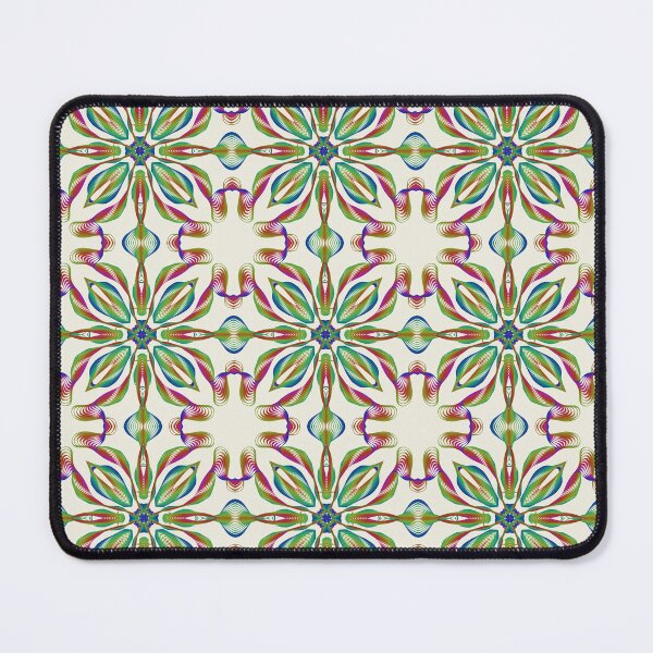 Item preview, Geometrical fractal art of rectangles and fixtures of parallel structures and saturated colors 114 designed and sold by Shape-And-Color.