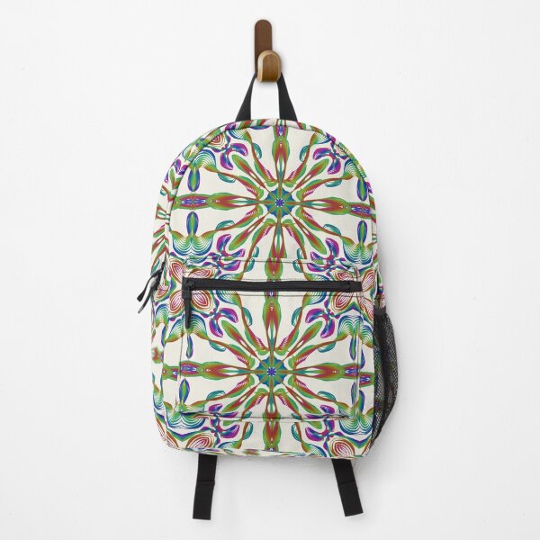 Item preview, Geometrical fractal art of rectangles and fixtures of parallel structures and saturated colors 115 designed and sold by Shape-And-Color.
