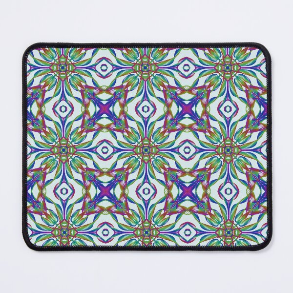 Item preview, Geometrical fractal art of rectangles and fixtures of parallel structures and saturated colors 116 designed and sold by Shape-And-Color.