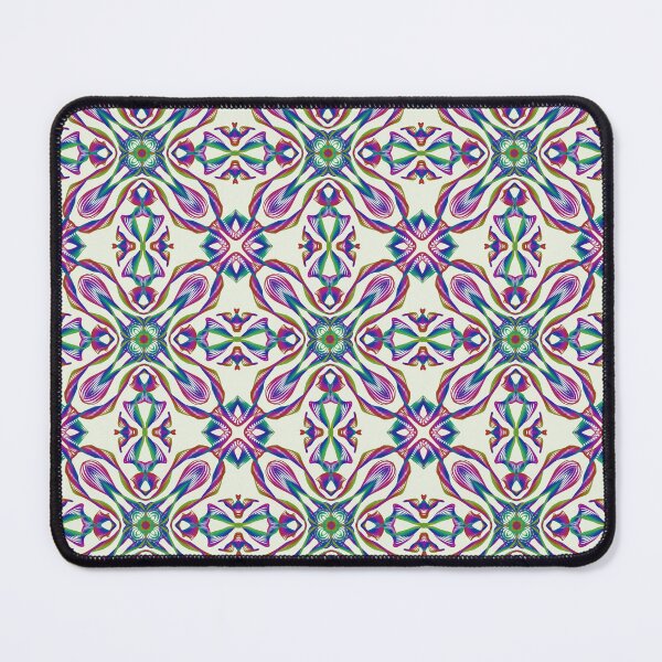 Item preview, Geometrical fractal art of rectangles and fixtures of parallel structures and saturated colors 119 designed and sold by Shape-And-Color.