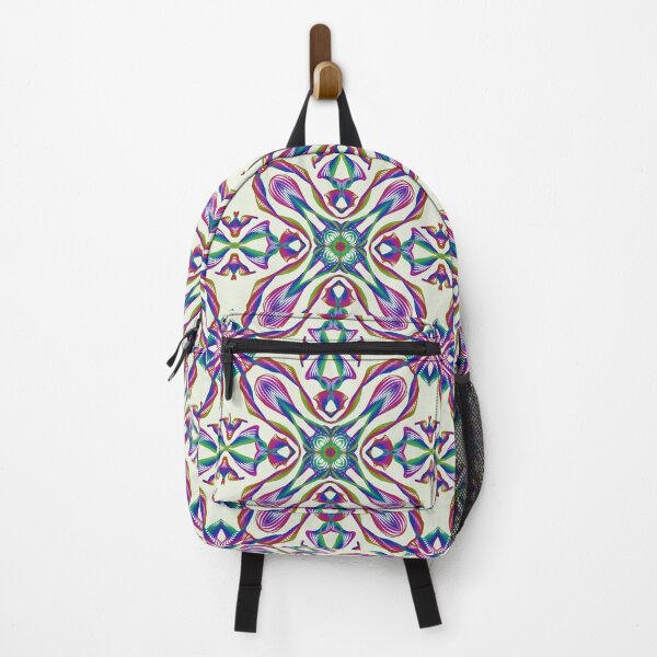 Item preview, Geometrical fractal art of rectangles and fixtures of parallel structures and saturated colors 119 designed and sold by Shape-And-Color.