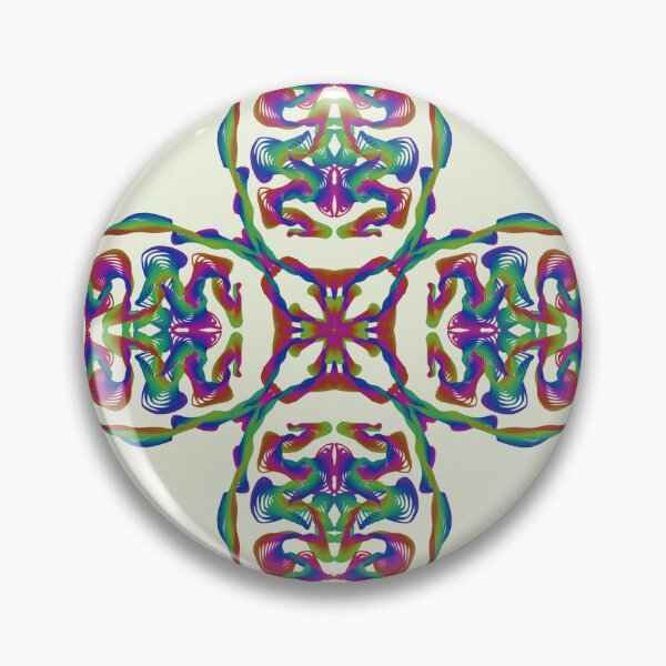 Item preview, Geometrical fractal art of rectangles and fixtures of parallel structures and saturated colors 121 designed and sold by Shape-And-Color.
