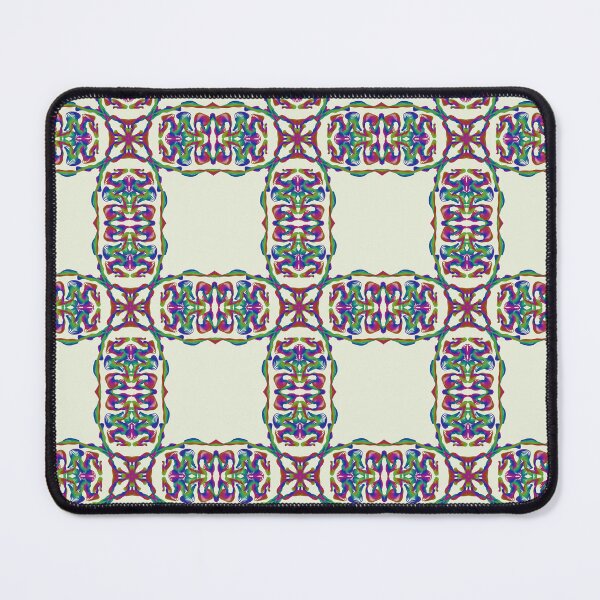 Item preview, Geometrical fractal art of rectangles and fixtures of parallel structures and saturated colors 121 designed and sold by Shape-And-Color.