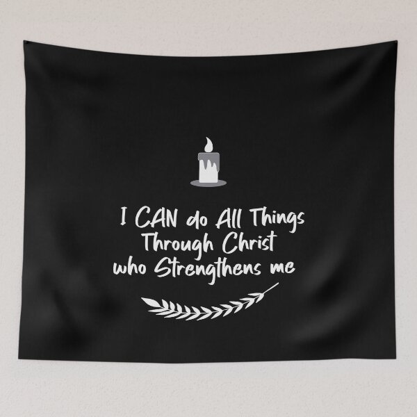 Item preview, I can do all things through christ who strengthens me designed and sold by Micosmile.