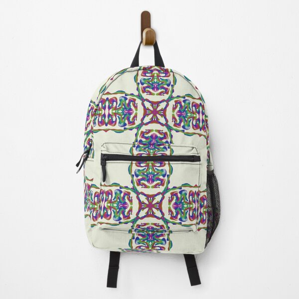 Item preview, Geometrical fractal art of rectangles and fixtures of parallel structures and saturated colors 121 designed and sold by Shape-And-Color.