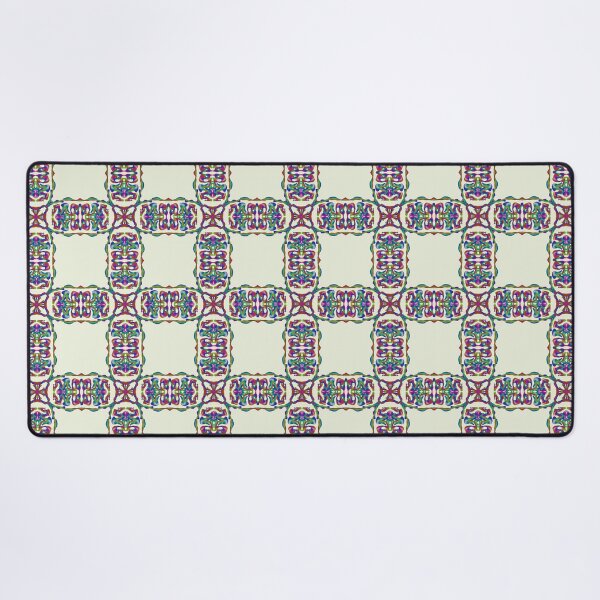 Item preview, Geometrical fractal art of rectangles and fixtures of parallel structures and saturated colors 121 designed and sold by Shape-And-Color.
