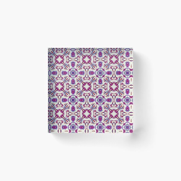 Item preview, Geometrical fractal art of rectangles and fixtures of parallel structures and saturated colors 127 designed and sold by Shape-And-Color.