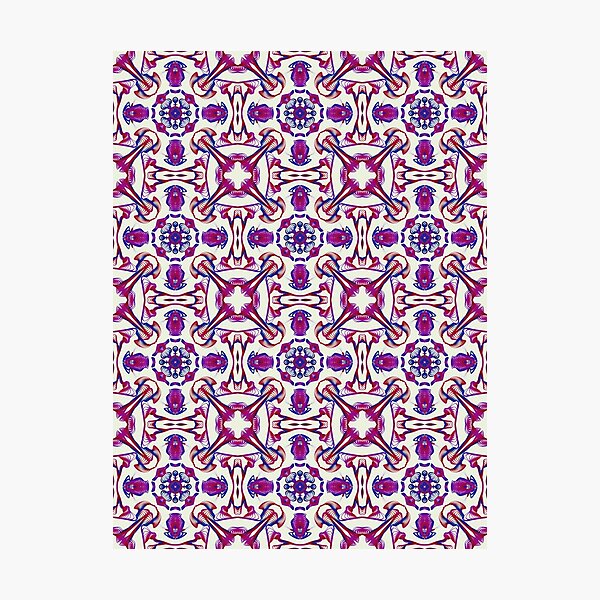 Item preview, Geometrical fractal art of rectangles and fixtures of parallel structures and saturated colors 127 designed and sold by Shape-And-Color.