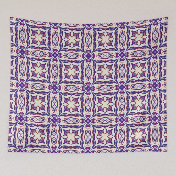 Item preview, Geometrical fractal art of rectangles and fixtures of parallel structures and saturated colors 128 designed and sold by Shape-And-Color.