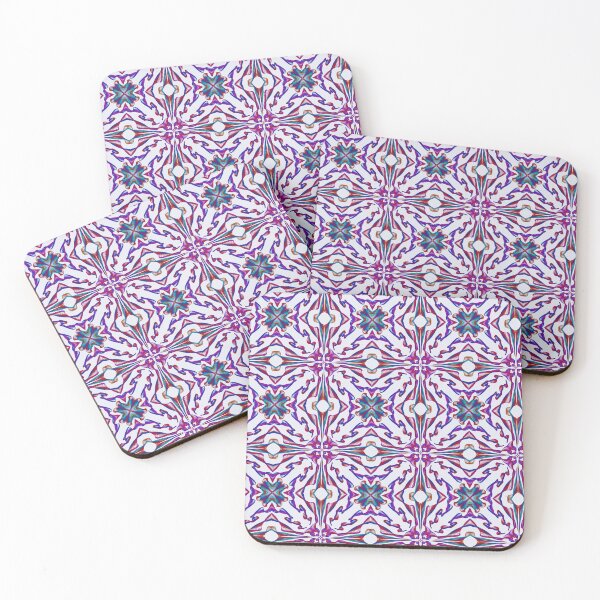 Item preview, Geometrical fractal art of rectangles and fixtures of parallel structures and saturated colors 132 designed and sold by Shape-And-Color.