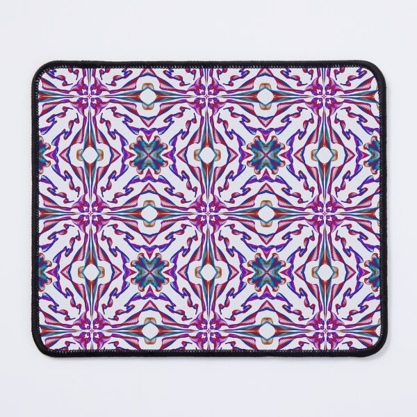 Item preview, Geometrical fractal art of rectangles and fixtures of parallel structures and saturated colors 132 designed and sold by Shape-And-Color.