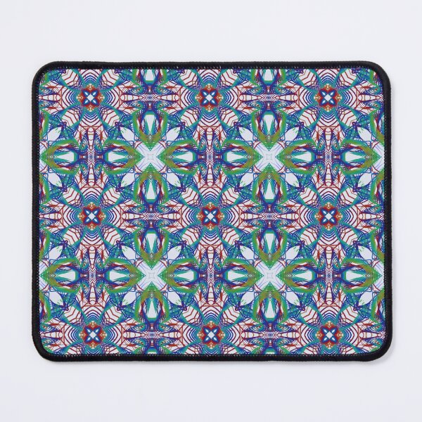Item preview, Geometrical fractal art of rectangles and fixtures of parallel structures and saturated colors 133 designed and sold by Shape-And-Color.