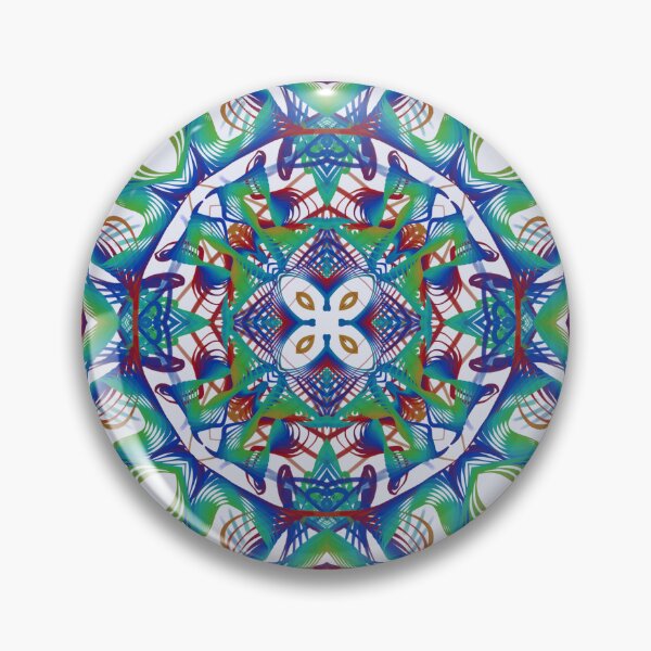 Item preview, Geometrical fractal art of rectangles and fixtures of parallel structures and saturated colors 134 designed and sold by Shape-And-Color.