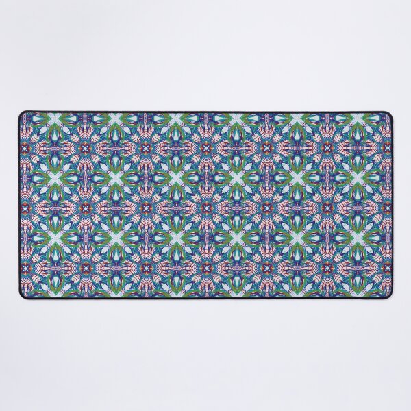 Item preview, Geometrical fractal art of rectangles and fixtures of parallel structures and saturated colors 133 designed and sold by Shape-And-Color.