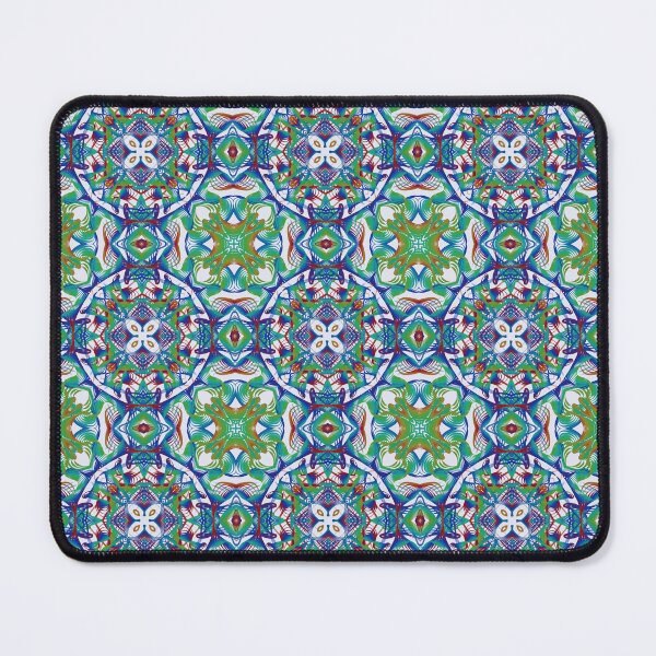 Item preview, Geometrical fractal art of rectangles and fixtures of parallel structures and saturated colors 134 designed and sold by Shape-And-Color.