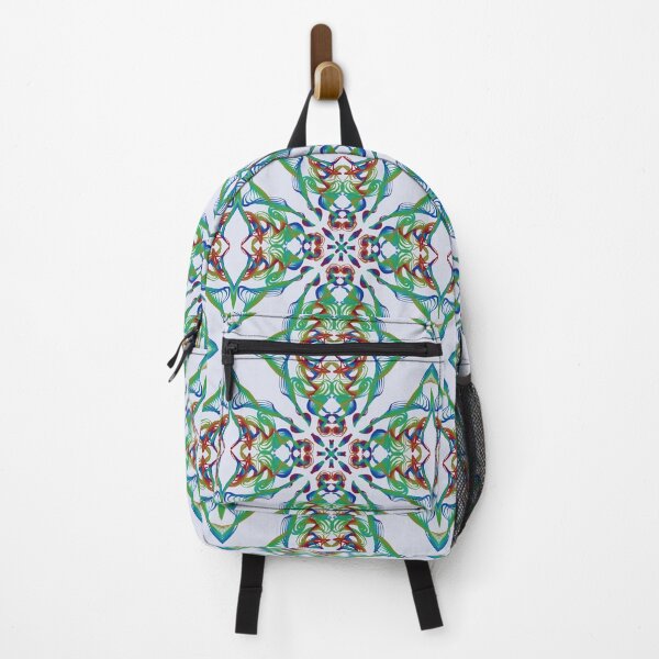 Item preview, Geometrical fractal art of rectangles and fixtures of parallel structures and saturated colors 135 designed and sold by Shape-And-Color.