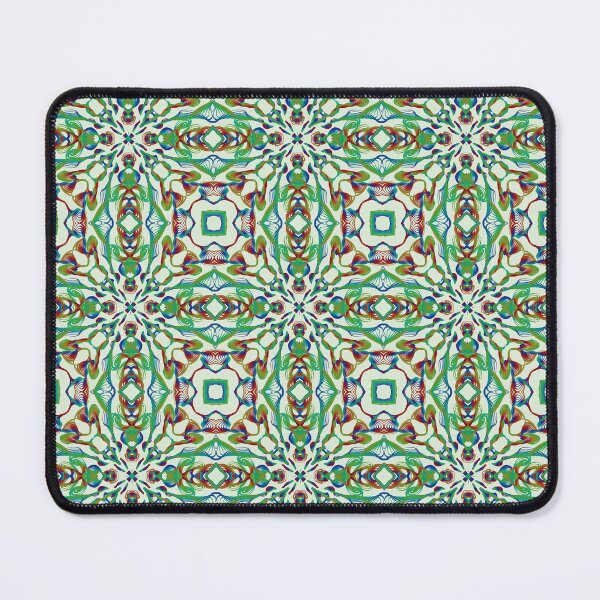 Item preview, Geometrical fractal art of rectangles and fixtures of parallel structures and saturated colors 136 designed and sold by Shape-And-Color.