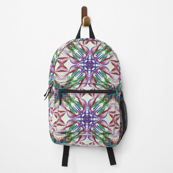 Item preview, Geometrical fractal art of rectangles and fixtures of parallel structures and saturated colors 137 designed and sold by Shape-And-Color.