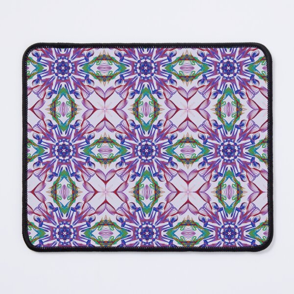 Item preview, Geometrical fractal art of rectangles and fixtures of parallel structures and saturated colors 138 designed and sold by Shape-And-Color.