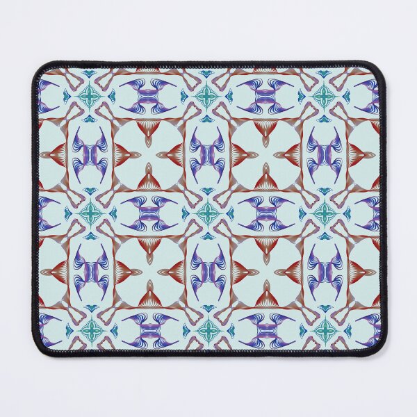 Item preview, Geometrical fractal art of rectangles and fixtures of parallel structures and saturated colors 140 designed and sold by Shape-And-Color.