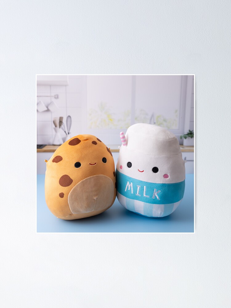 "Squishmallow Milk and Cookies Photo" Poster for Sale by sapphicsquish