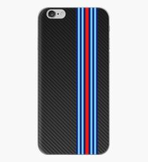 Carbon racing stripes iPhone Case