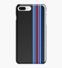 Carbon racing stripes iPhone 8 Plus Case