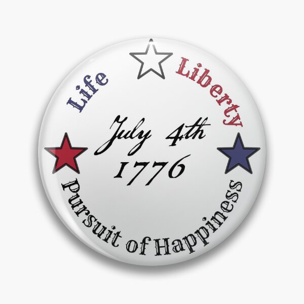 Item preview, July 4th - Life, Liberty, and the Pursuit of Happiness designed and sold by James Damore.