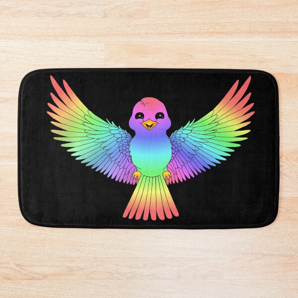 Item preview, Cute Rainbow Spectrum Bird  designed and sold by Deborah Camp.