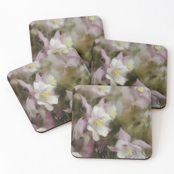 Item preview, Sabrina Farmer Art - Pink Columbine - Mountain Flowers designed and sold by sabrinart42.