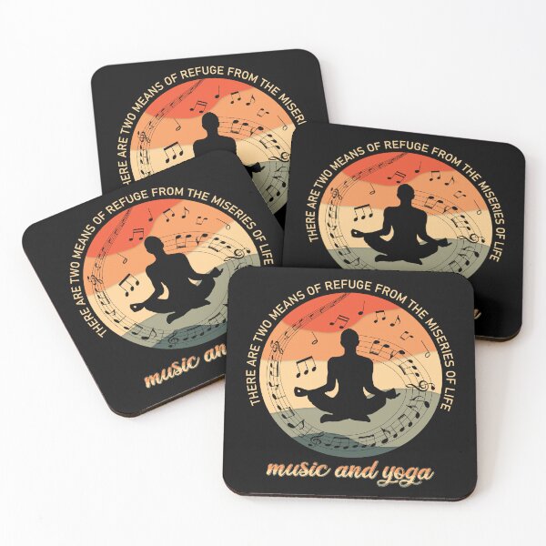 Item preview, Deep yoga and music life quote vintage - Meditation soul music quotes for yoga and music lovers  designed and sold by Alice-Elgawi.